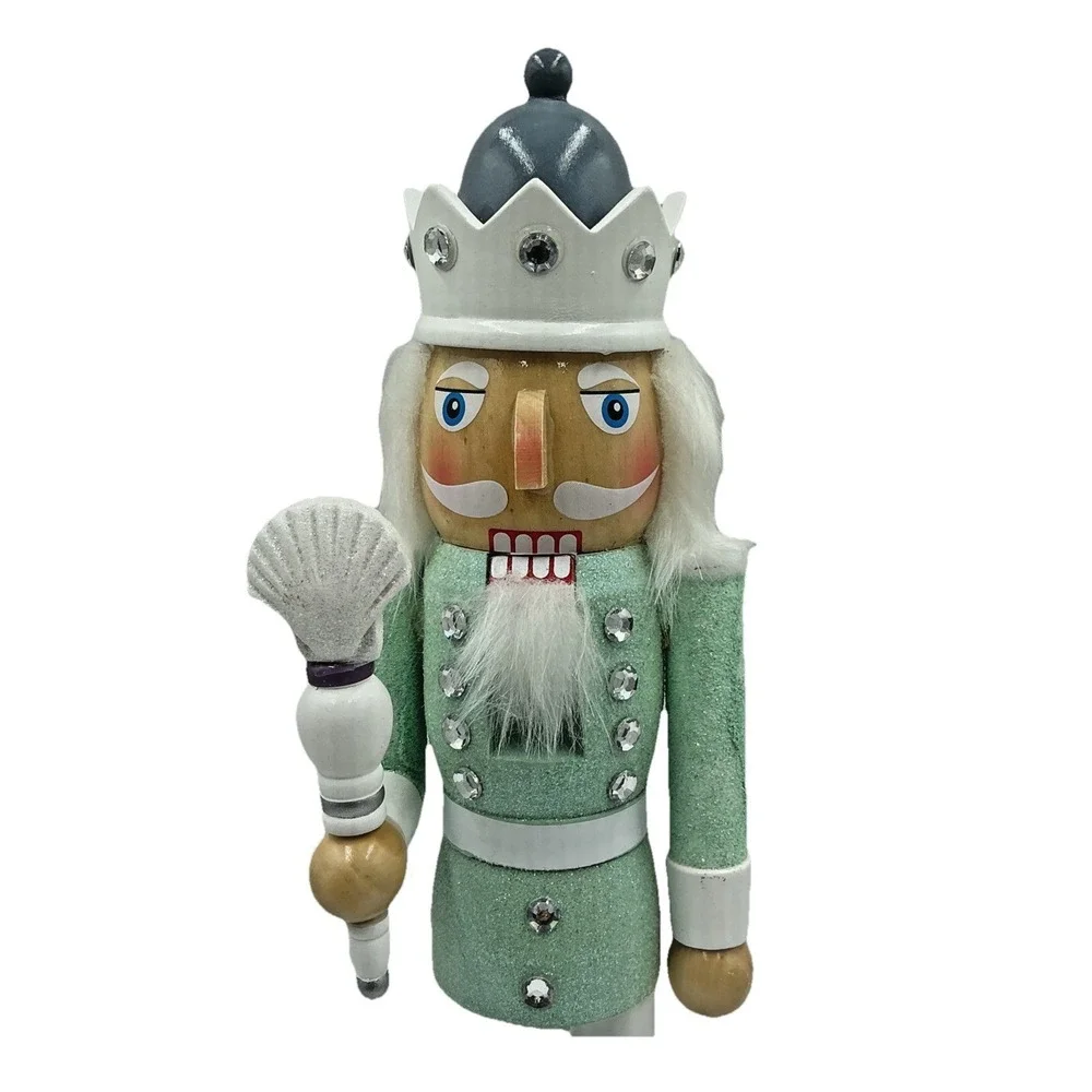 Mistletoe & Sailing Co Coastal Nutcracker Figurine Beach Christmas Decor 14in
